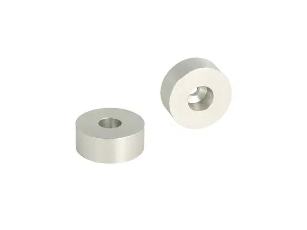 Blocchi di Rotazione Superiori e Inferiori per Perno Pivotante a Bilico Invisibile 360 DG ø25x10mm  Siso - immagine 1